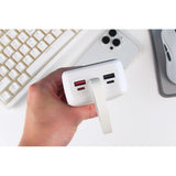 Powerbank SAVIO, 2 puertos USB, 1 puerto USB-C, carga rápida, Power Delivery, SAVBA-11
