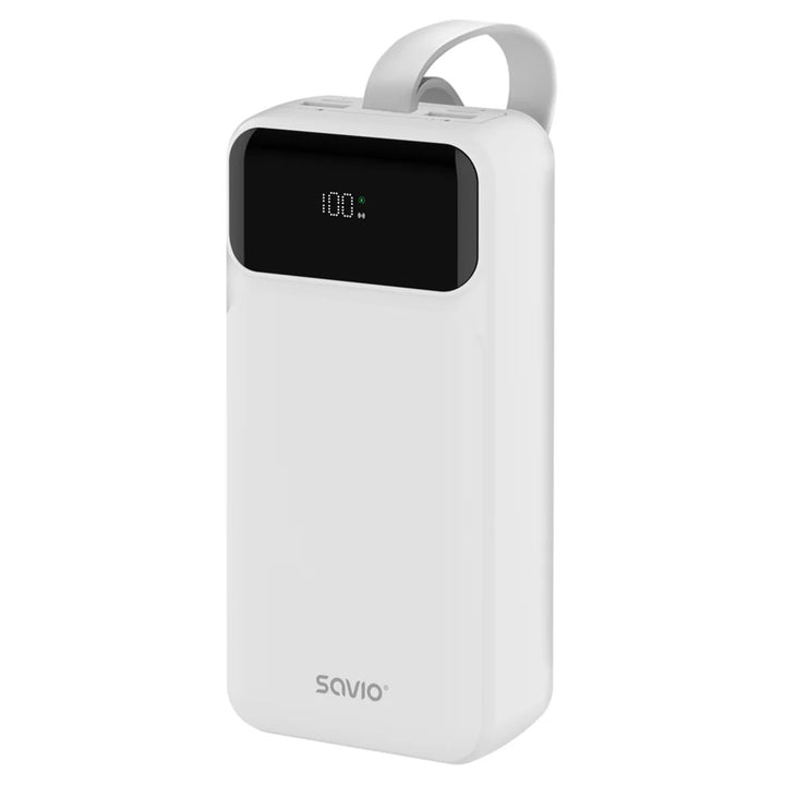 Powerbank SAVIO, 2 puertos USB, 1 puerto USB-C, carga rápida, Power Delivery, SAVBA-11