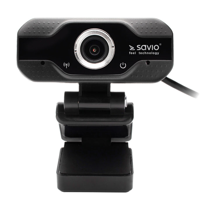 Savio webcam, resolución Full HD 1920x1080, micrófono, USB, SAVCAK-01