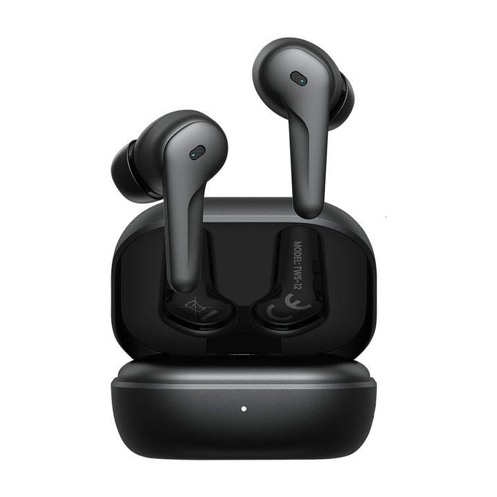 Auriculares inalámbricos Savio, Bluetooth 5.3, ANC, USB-C, negro