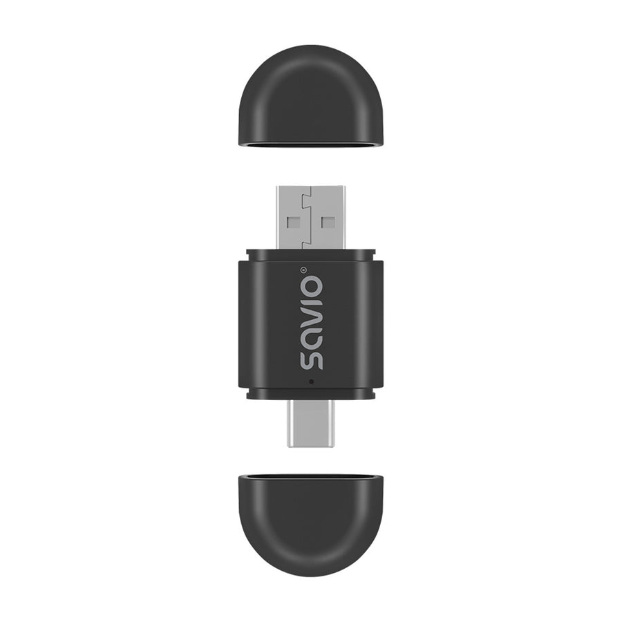 Adaptador de corriente Savio, CarPlay, Android Auto, Bluetooth, Wi-Fi, SAVTR-17
