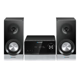 Blaupunkt Micrófono, CD, USB, radio FM, Bluetooth, mando a distancia, reloj con función de alarma, MS40.2BT