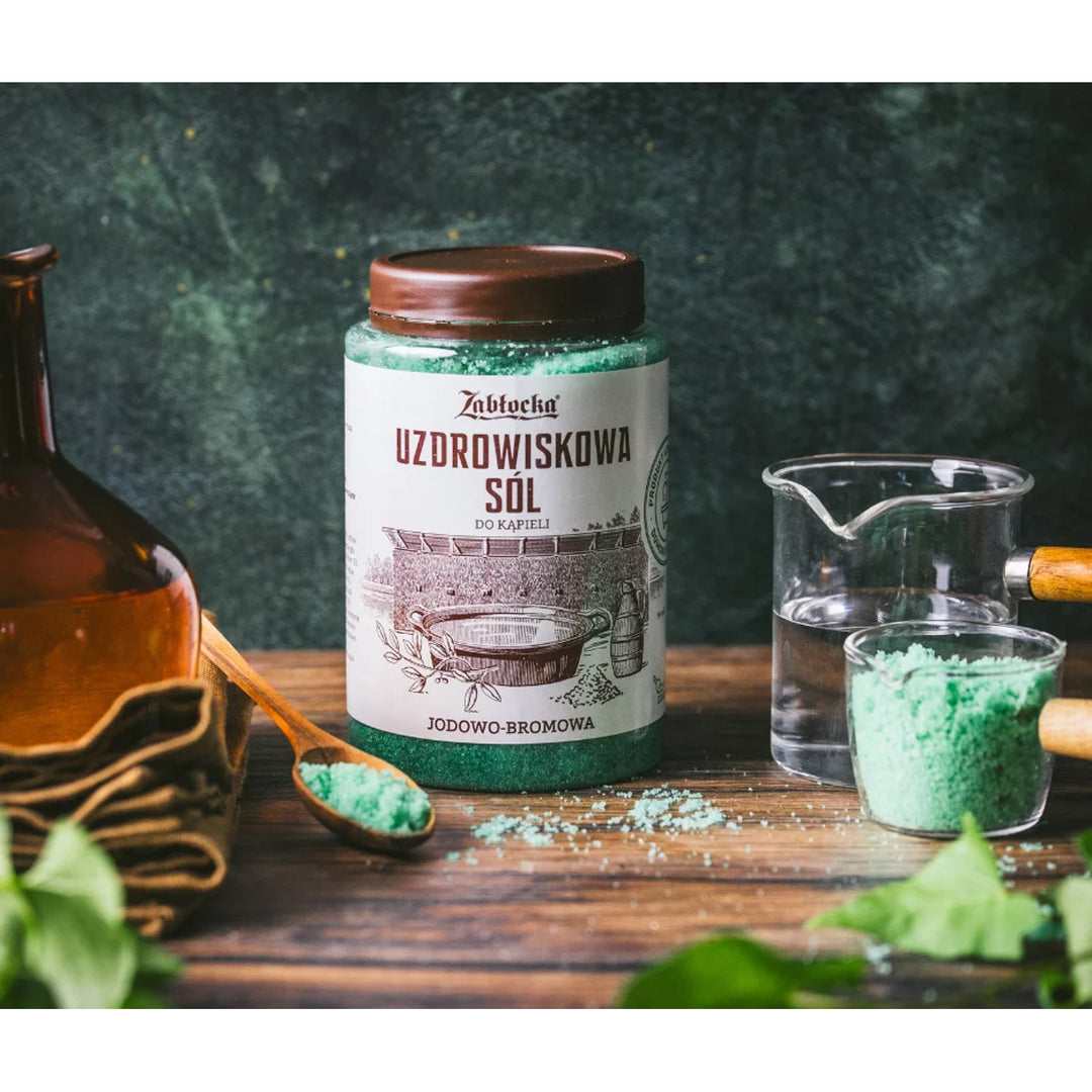 Sal de balneario Zablocka, yodo-bromo, para baños, 1,2kg