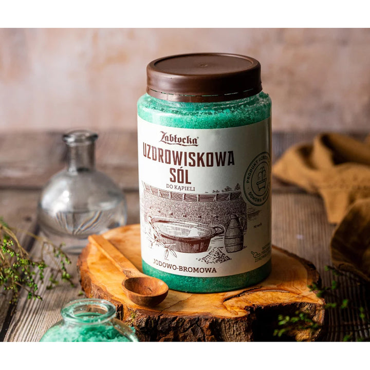 Sal de balneario Zablocka, yodo-bromo, para baños, 1,2kg