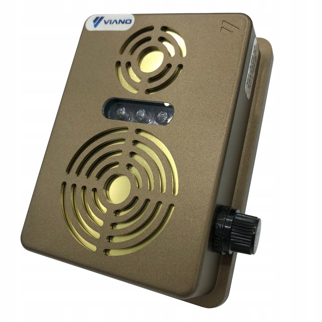 Ahuyentador de roedores, martas y ratones Viano, generador de ultrasonidos, radar, dos altavoces, Duo Gold