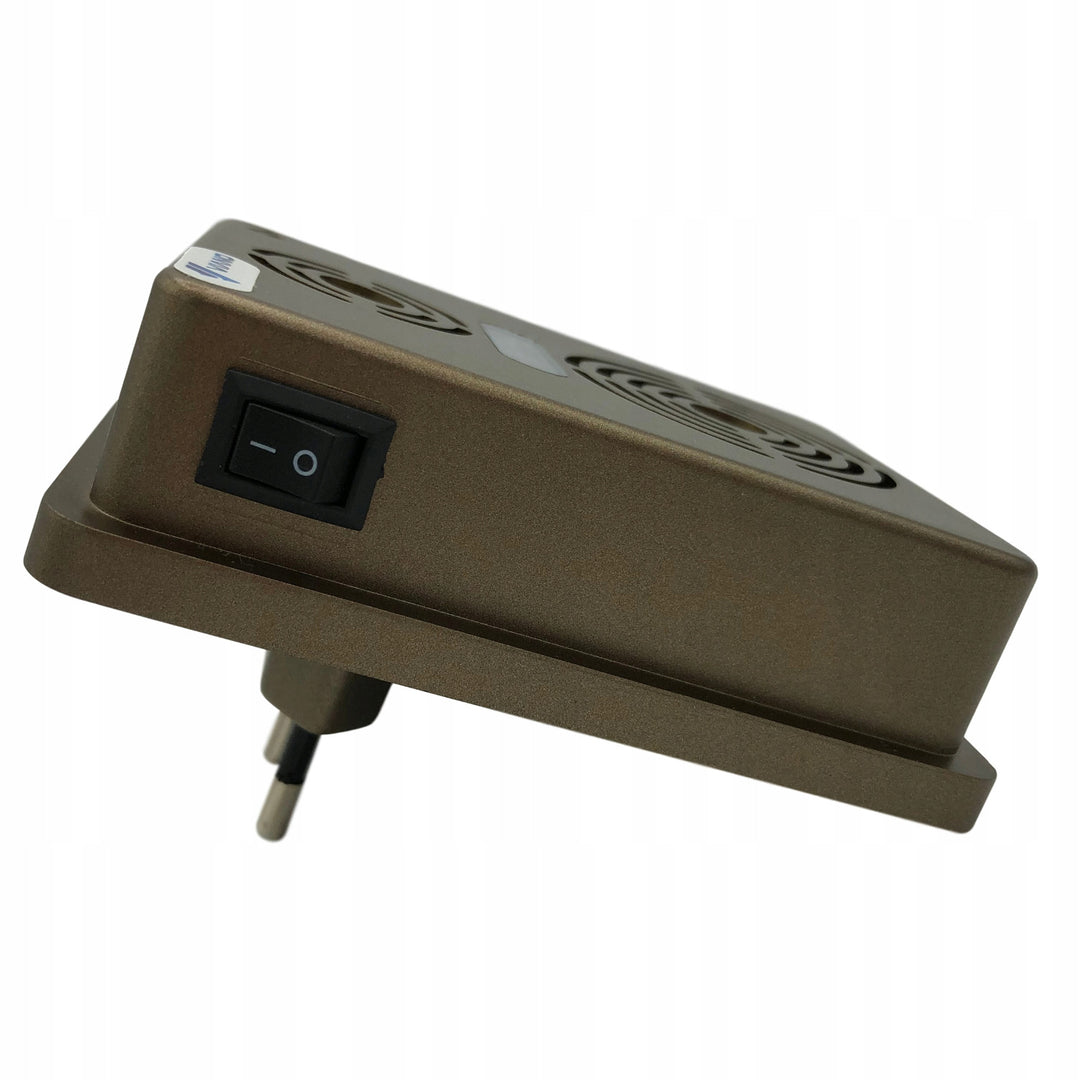 Ahuyentador de roedores, martas y ratones Viano, generador de ultrasonidos, radar, dos altavoces, Duo Gold