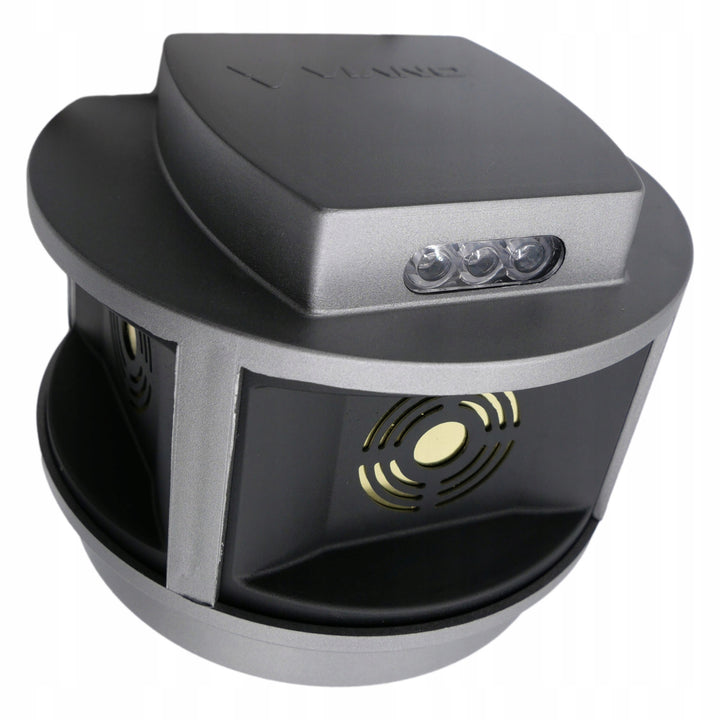 Ahuyentador de roedores, ahuyentador de martas, ahuyentador de ratones Viano, generador de ultrasonidos, panel estroboscópico, tres altavoces, Trio-Strob