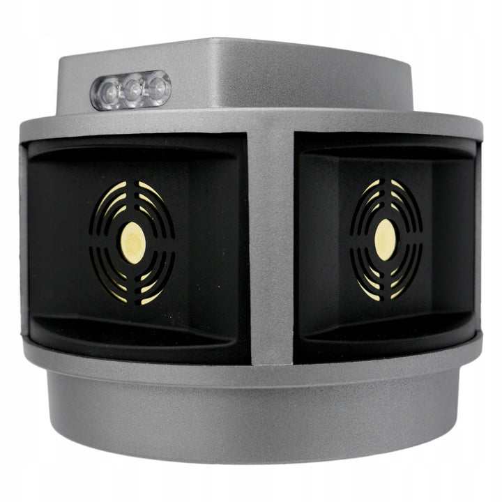 Ahuyentador de roedores, ahuyentador de martas, ahuyentador de ratones Viano, generador de ultrasonidos, panel estroboscópico, tres altavoces, Trio-Strob