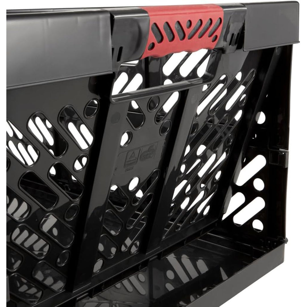 Cesta plegable de plástico Ben Keeeper, 45L, grafito, capacidad de carga hasta 50kg, asas de agarre suave, certificado GS y prueba TUV, apto para alimentos