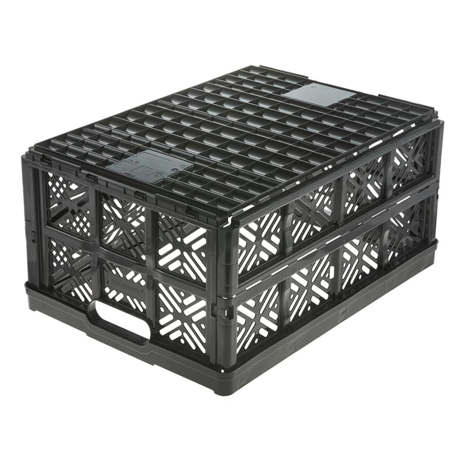 Keeeper Ida Cesto Plegable, 32L, Negro, Duradero y fácil de limpiar