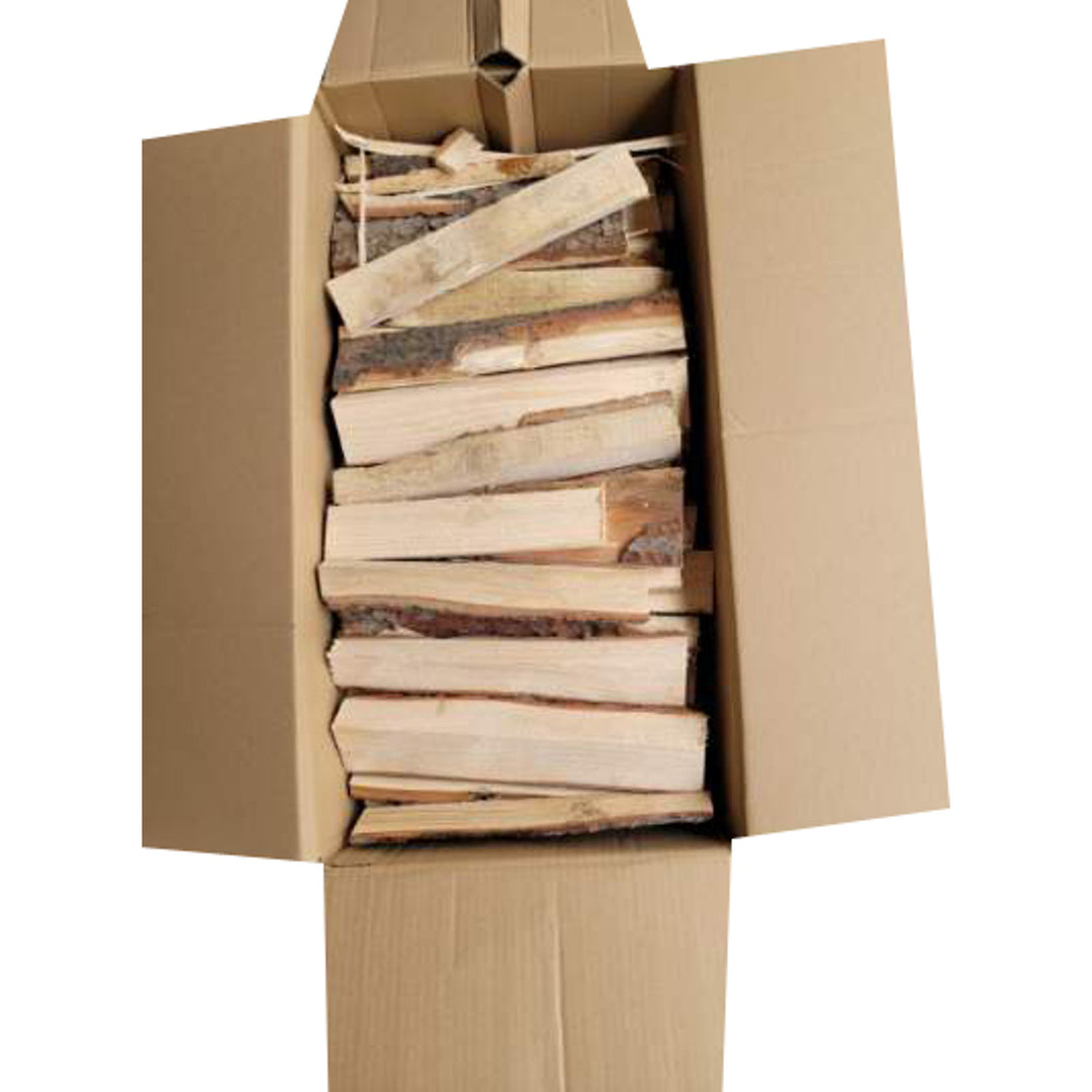 Leña de abeto seca 25kg para chimenea parrilla cocina