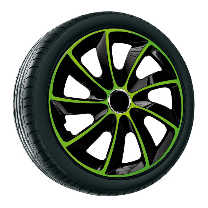 Cubierta universal 16'' NRM Stig Extra negro verde 1 unidad