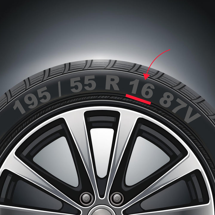 Cubierta universal 16'' NRM Stig Extra negro verde 1 unidad