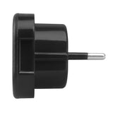 Adaptador Maclean de enchufe del Reino Unido a enchufe de la UE, negro, MCE72, 2 piezas