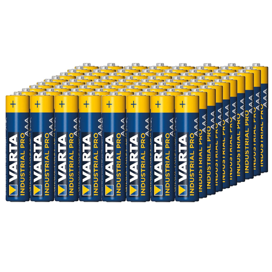 80x Pila alcalina R-03 LR03 AAA Varta Industrial 4003