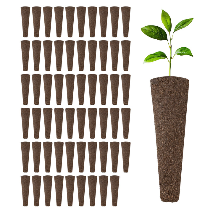Set de accesorios para el cultivo interior de plantas GreenBlue: esponjas para semillas (60 uds.), cúpulas (20 uds.), recipientes (20 uds.) y pegatinas (60 uds.), GB133 AS