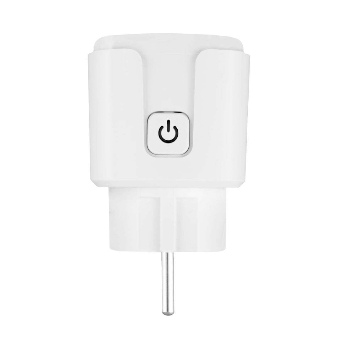 Enchufe WiFi GreenBlue con control remoto, compatible con Android/iOS/Alexa/Google Home, temporizador, medidor de potencia, máx. 16 A/3840 W, GB735 W