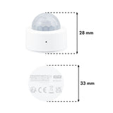 Sensor de movimiento inalámbrico Zigbee Tuya GreenBlue, Android/iOS, CR2450 DC 3,0 V, ángulo de detección de 120° / hasta 8 m, GB740
