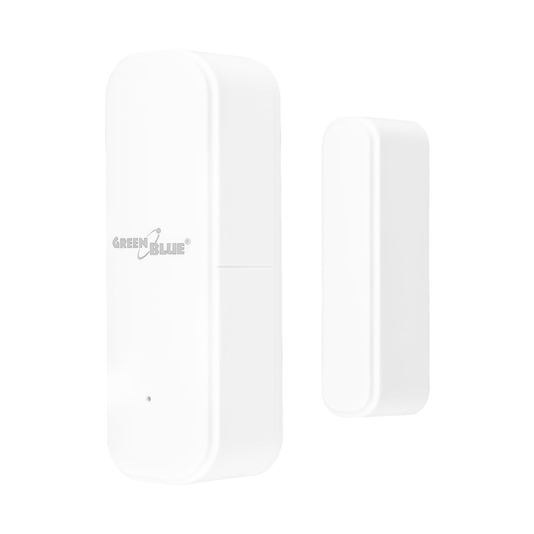 Contactor inalámbrico / sensor de apertura WiFi GreenBlue, Android/iOS, para puertas / ventanas, 3,0 V CC, LR03x2, GB479 W