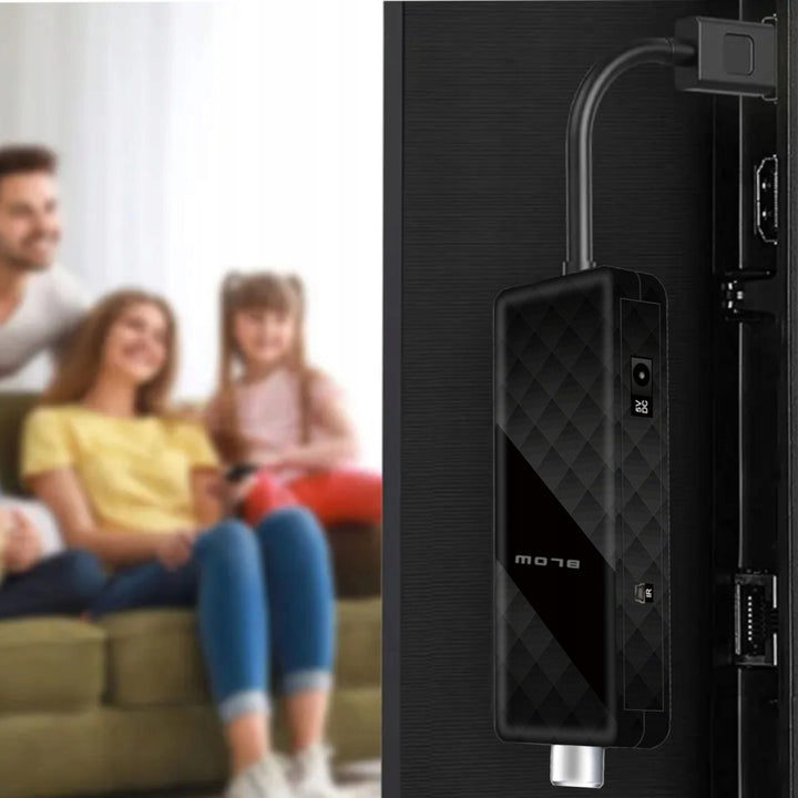 Sintonizador DVB-T/T2 Blow, H.265, 6000FHD, función Timeshift, varios idiomas, función de reproductor multimedia, puerto USB, 77-077#