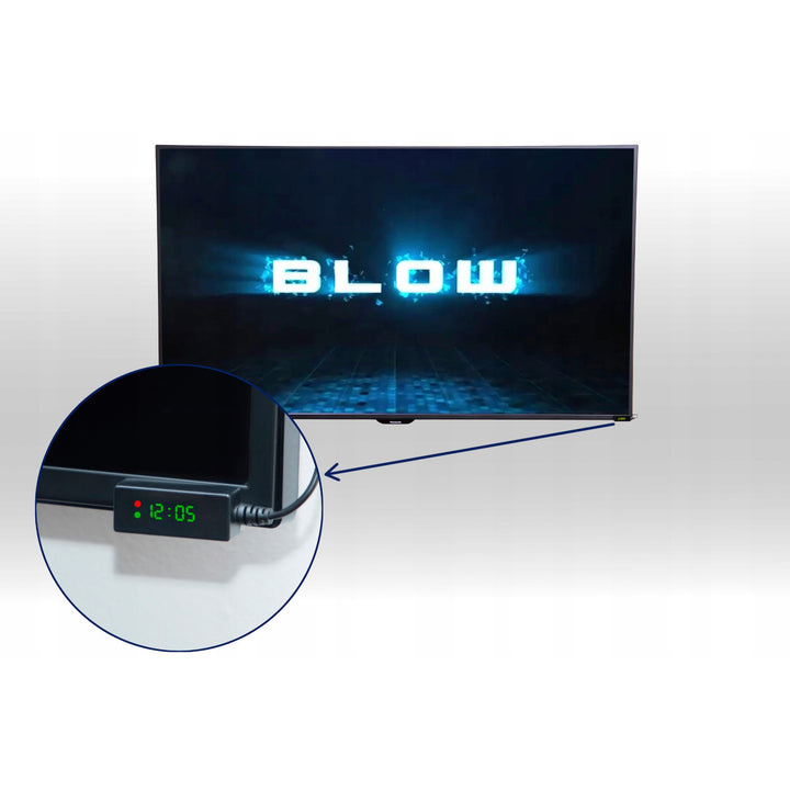 Sintonizador DVB-T/T2 Blow, H.265, 6000FHD, función Timeshift, varios idiomas, función de reproductor multimedia, puerto USB, 77-077#