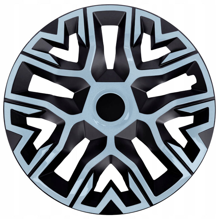 Tapacubos universales 15'' NRM The Best Bicolor azul/negro 4 unidades