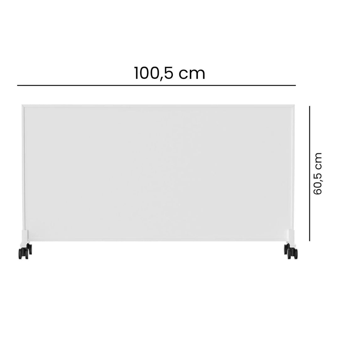 Radiador infrarrojo Cronos, 800 W, ideal para personas alérgicas, superficie mate, ultrafino, termostato integrado y control remoto por teléfono o mando a distancia, Carbon P800 TWP