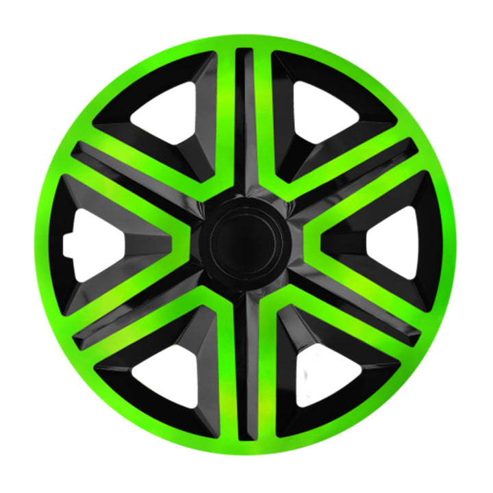 Tapa universal 15'' NRM Action Doublecolor verde-negro 1 unidad