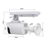 Cámara solar falsa, LED parpadeante, sensor de movimiento, iluminación LED, pegatina gratis, SOL1800S, 4 unidades