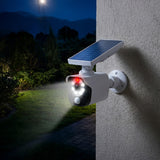 Cámara solar falsa, LED parpadeante, sensor de movimiento, iluminación LED, pegatina gratis, SOL1800S, 4 unidades
