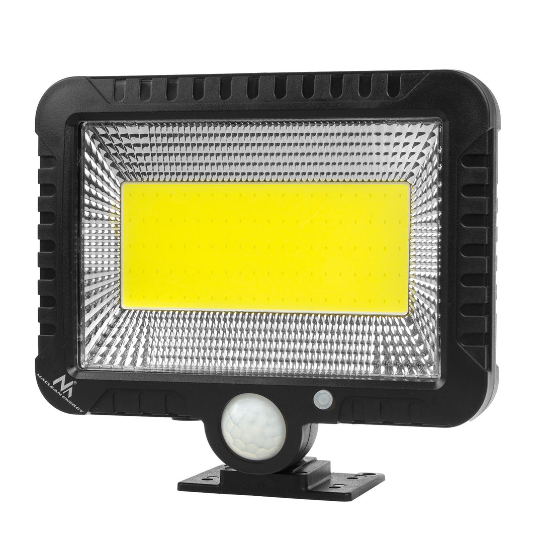 Foco LED solar con sensor de movimiento Maclean, IP44, 5 W, 400 lm, 6000 K, batería de litio de 1300 mAh, 5,5 V CC MCE438, 2 unidades
