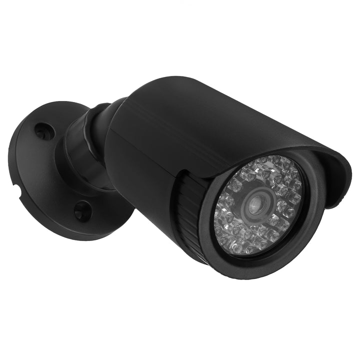 Juego de dos cámaras tubulares falsas, diodos IR LED, negras, alimentación 2xAA (incluidas), ABS, IR1800 BT