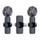 MICRO-MIC DUO: 2 micrófonos inalámbricos de solapa (juego), con clip, iOS y Android (OTG), mini, supersensibles. USB-C y LIGHTNING, Mediatech.