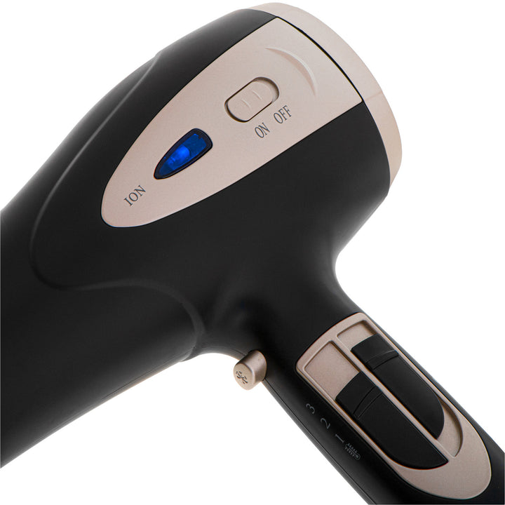 Secador de pelo Mesko, función de ionización, difusor, potencia 2200 W, negro, MS 2287