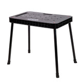 Mesa de trabajo Keter Ultimate, plegable, capacidad de carga de hasta 453 kg, montaje en 30 segundos, amplio espacio de trabajo con orificios de 3/4 pulgadas, portátil, 262936
