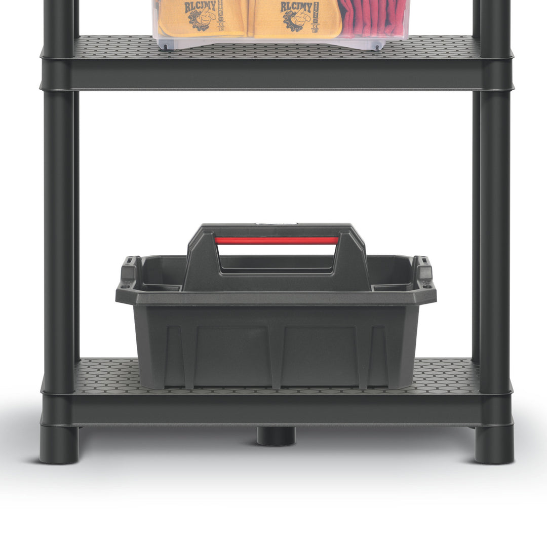 Estantería Stackaro Solid 75 Kistenberg, carga máxima total 220 kg, 5 estantes, montaje en pared, KSS75L5HD-S411