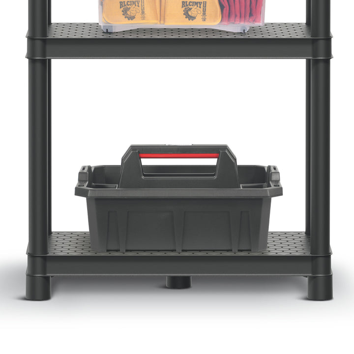 Estantería Stackaro Solid 75 Kistenberg, carga máxima total 220 kg, 5 estantes, montaje en pared, KSS75L5HD-S411