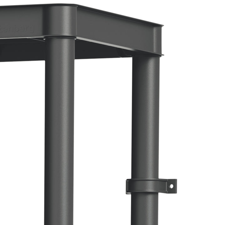 Estantería Stackaro Solid 60 Kistenberg, carga máxima total 185 kg, 4 estantes, montaje en pared, KSS60L4HD-S411