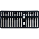 Juego profesional de puntas Yato, Torx, Spline, Hex, de acero aleado para herramientas S2, alta dureza HRC 58 62, en maletín, YT-0400