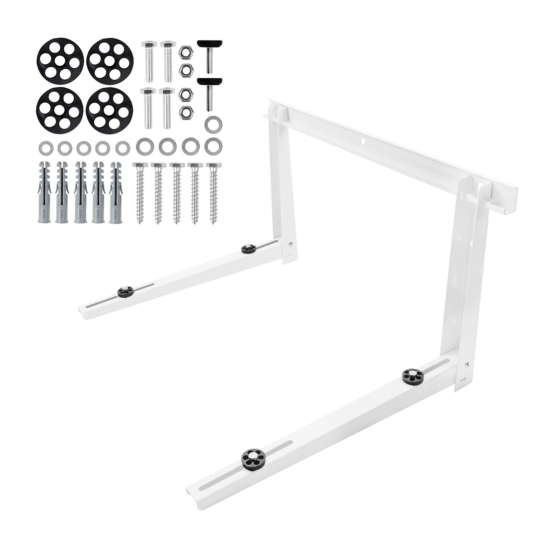Soporte / colgador para aire acondicionado / bomba de calor Maclean, dimensiones 800 x 420 x 600 mm, acero galvanizado, hasta 260 kg, MC-147