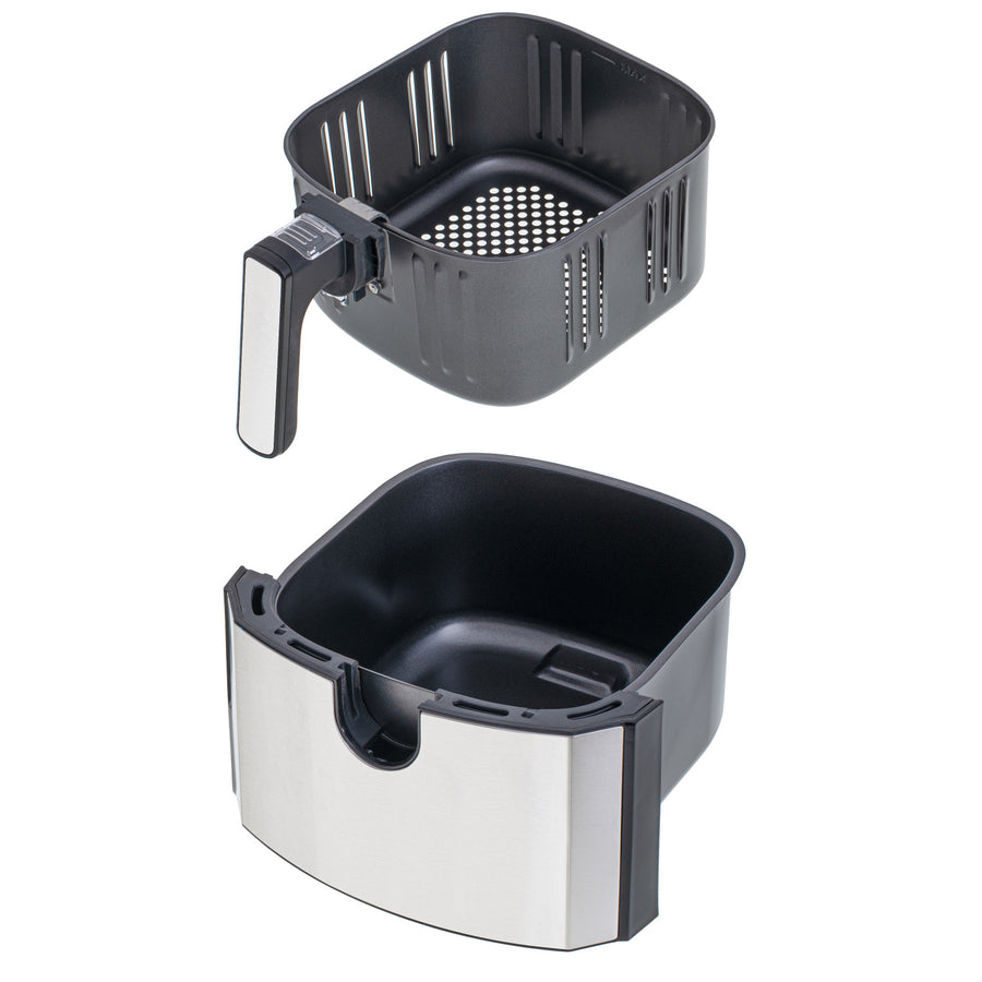 Freidora sin aceite, 9 programas, 5,0 L, Airfryer, Camry CR 6311 + bolsas de papel para freidora, 16 cm, biodegradables, 100 unidades