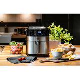 Freidora sin aceite, 9 programas, 5,0 L, Airfryer, Camry CR 6311 + bolsas de papel para freidora, 16 cm, biodegradables, 100 unidades