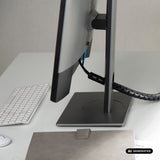Organizador/tubo protector de cables Maclean, 20 mm x 1000 mm, negro, MCTV-899 B