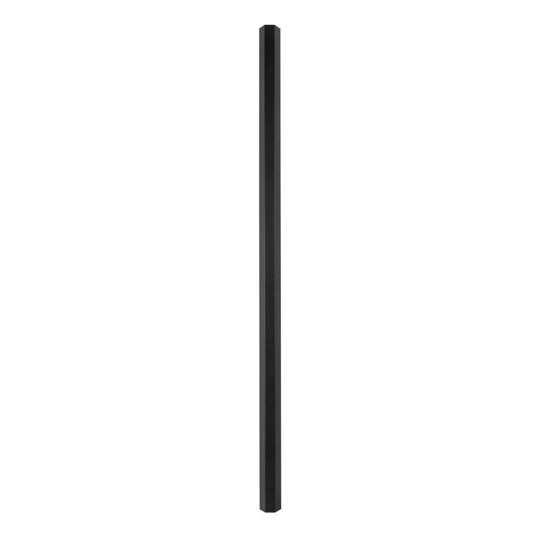 Perfil de aluminio para ocultar cables Maclean, 33 x 18 x 750 mm, negro, MCTV-897 B