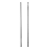 Perfil de aluminio para ocultar cables Maclean, 33 x 18 x 750 mm, plateado, MCTV-897 S