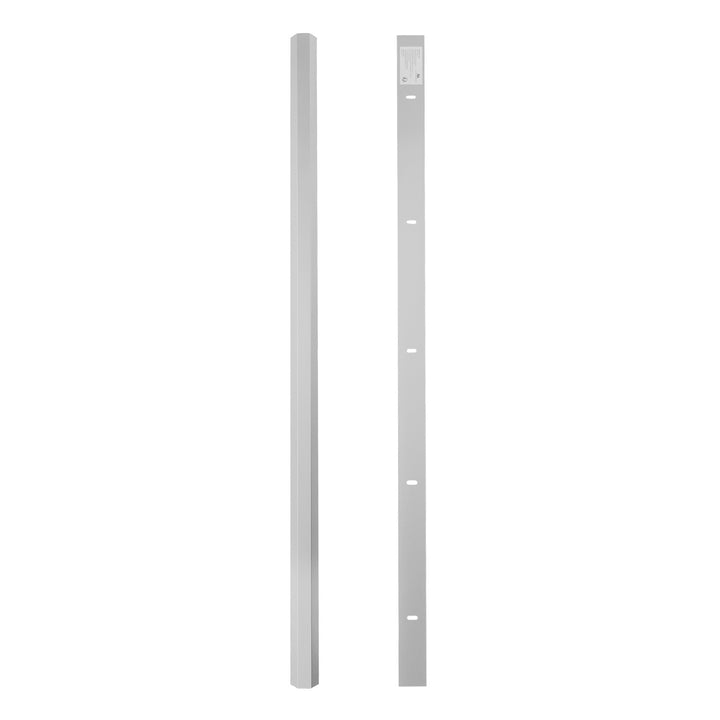 Perfil de aluminio para ocultar cables Maclean, 33 x 18 x 750 mm, plateado, MCTV-897 S