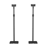 Juego de soportes de suelo para altavoces Maclean, universales, ajuste vertical y horizontal de +10° a -10°, máx. 5 kg, MC-916