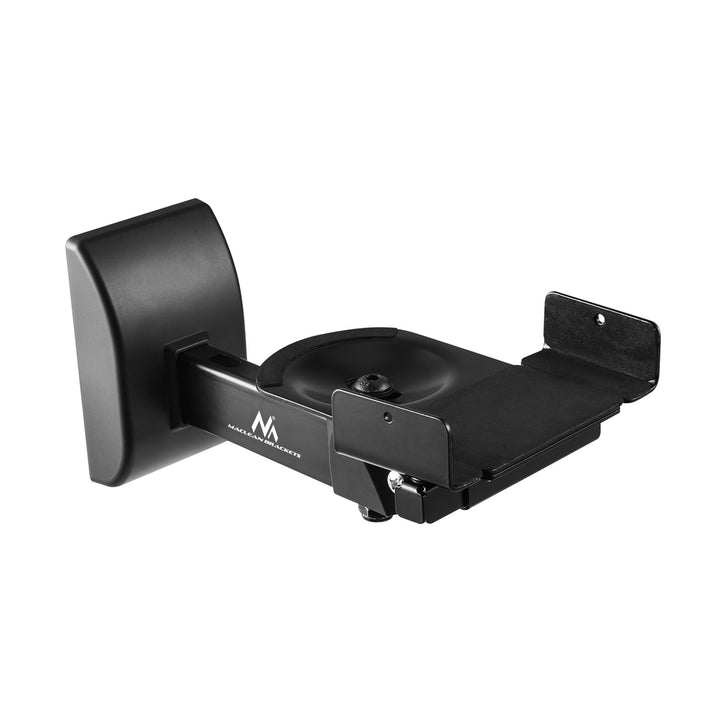 Juego de soportes/colgadores para altavoces Maclean, universal, ajuste vertical de +8° a -8° y horizontal de +90° a -90°, máx. 15 kg, MC-917