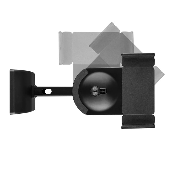 Juego de soportes/colgadores para altavoces Maclean, universal, ajuste vertical de +8° a -8° y horizontal de +90° a -90°, máx. 15 kg, MC-917