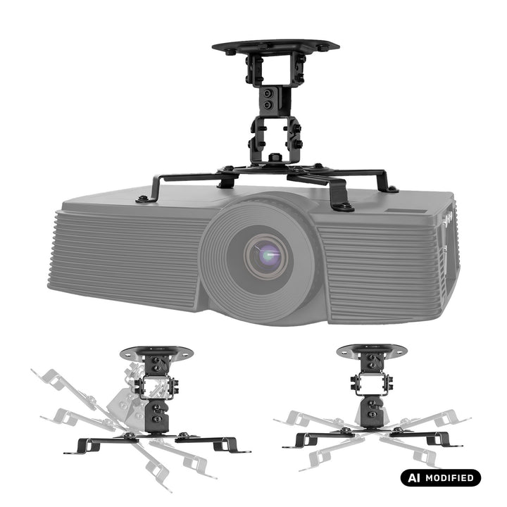 Soporte / colgador de techo para proyector Maclean, 54~320 mm, hasta 13,5 kg, rotación de 360 grados MC-200 B